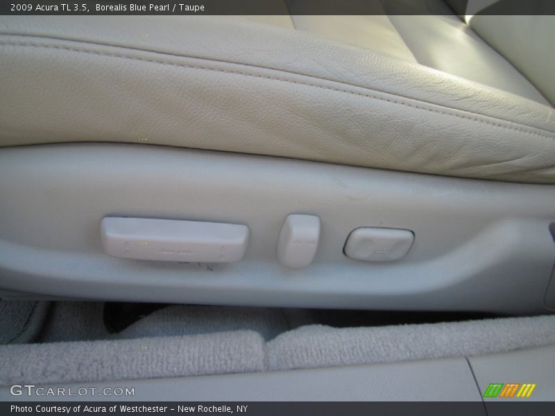 Borealis Blue Pearl / Taupe 2009 Acura TL 3.5