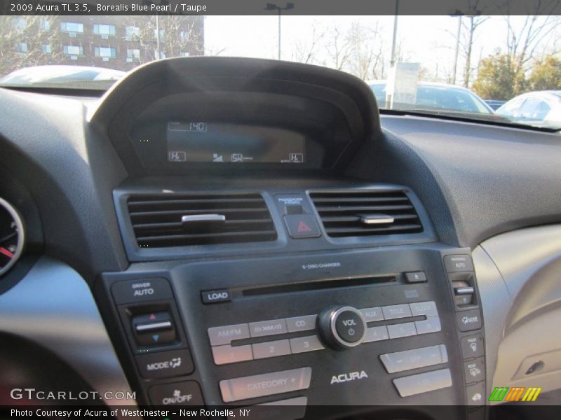 Borealis Blue Pearl / Taupe 2009 Acura TL 3.5