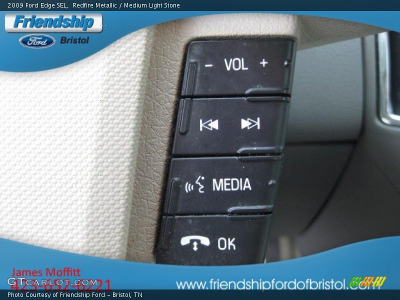 Redfire Metallic / Medium Light Stone 2009 Ford Edge SEL