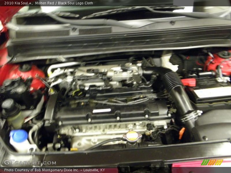 Molten Red / Black Soul Logo Cloth 2010 Kia Soul +