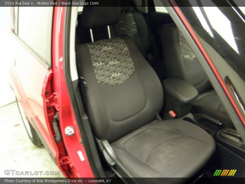Molten Red / Black Soul Logo Cloth 2010 Kia Soul +