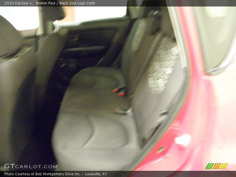 Molten Red / Black Soul Logo Cloth 2010 Kia Soul +
