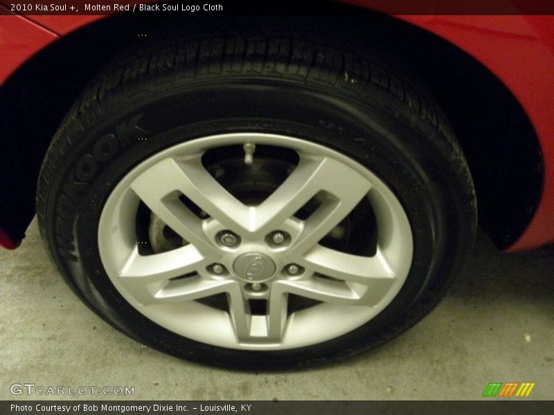 Molten Red / Black Soul Logo Cloth 2010 Kia Soul +