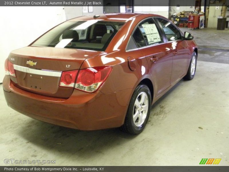 Autumn Red Metallic / Jet Black 2012 Chevrolet Cruze LT