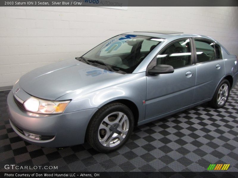 Silver Blue / Gray 2003 Saturn ION 3 Sedan