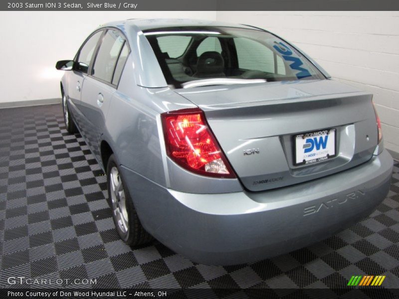 Silver Blue / Gray 2003 Saturn ION 3 Sedan