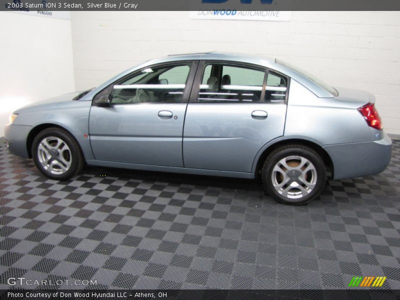 Silver Blue / Gray 2003 Saturn ION 3 Sedan