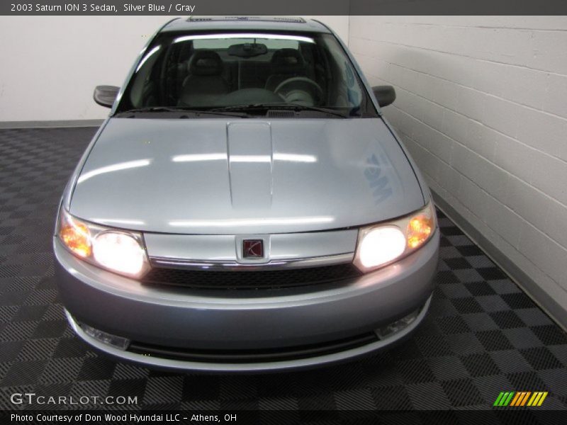 Silver Blue / Gray 2003 Saturn ION 3 Sedan