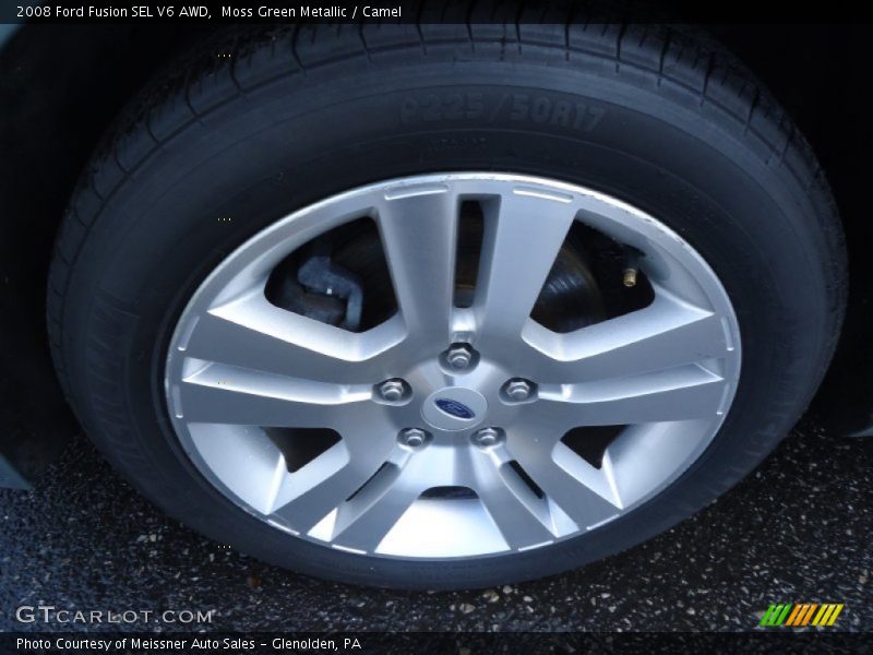 Moss Green Metallic / Camel 2008 Ford Fusion SEL V6 AWD
