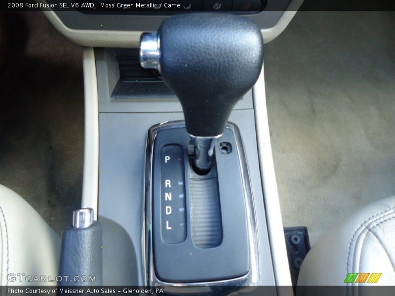 Moss Green Metallic / Camel 2008 Ford Fusion SEL V6 AWD