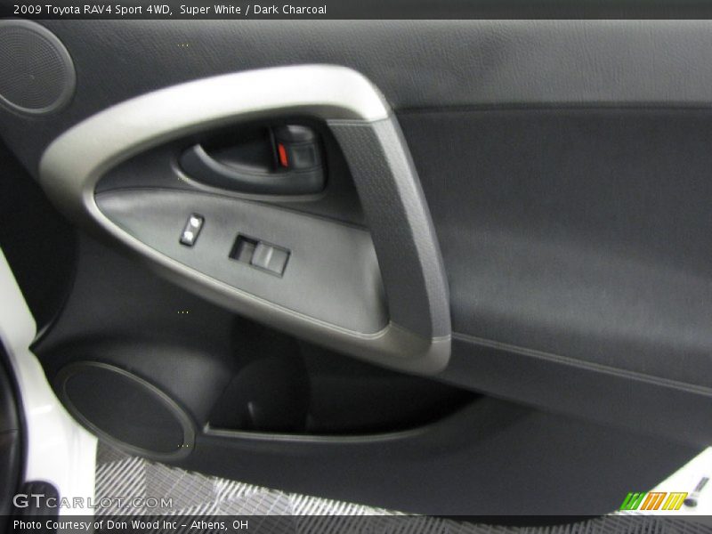Super White / Dark Charcoal 2009 Toyota RAV4 Sport 4WD