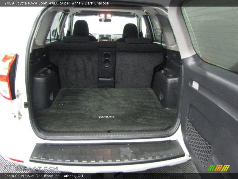 Super White / Dark Charcoal 2009 Toyota RAV4 Sport 4WD