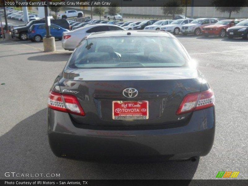 Magnetic Gray Metallic / Ash Gray 2010 Toyota Camry LE