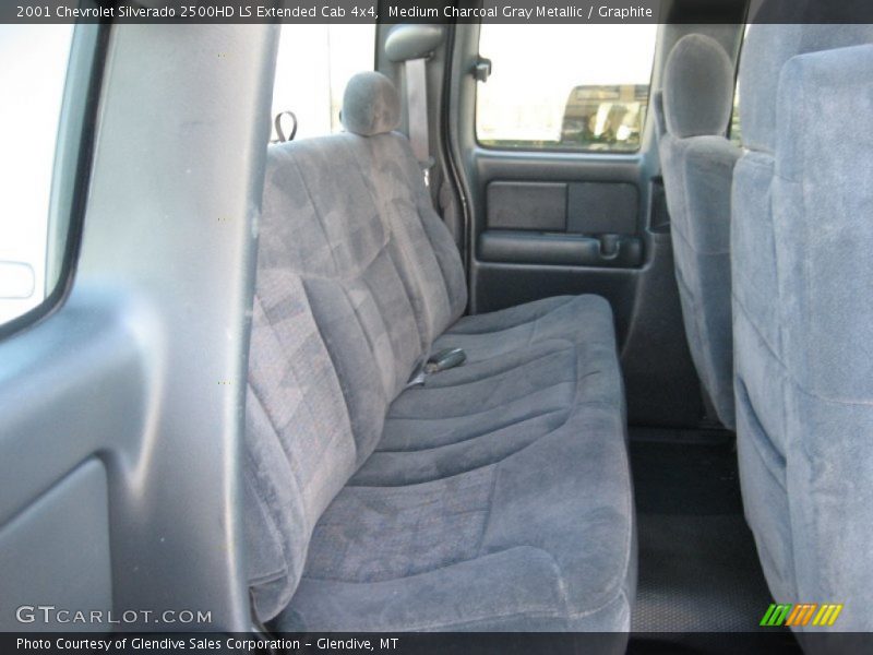 Medium Charcoal Gray Metallic / Graphite 2001 Chevrolet Silverado 2500HD LS Extended Cab 4x4