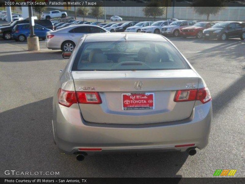 Palladium Metallic / Taupe 2010 Acura TSX Sedan