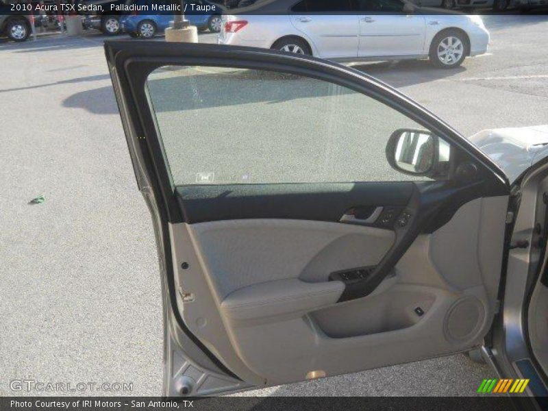 Palladium Metallic / Taupe 2010 Acura TSX Sedan