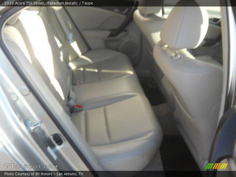 Palladium Metallic / Taupe 2010 Acura TSX Sedan