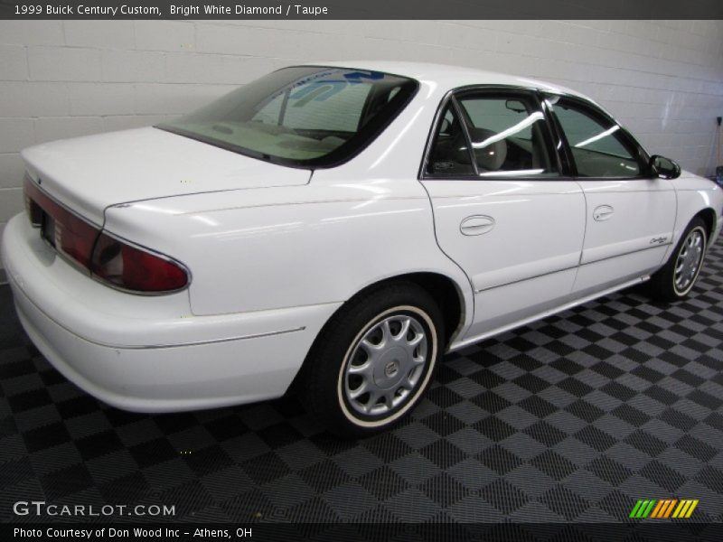 Bright White Diamond / Taupe 1999 Buick Century Custom