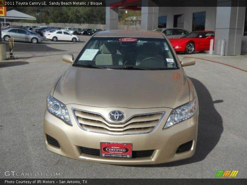 Sandy Beach Metallic / Bisque 2011 Toyota Camry LE
