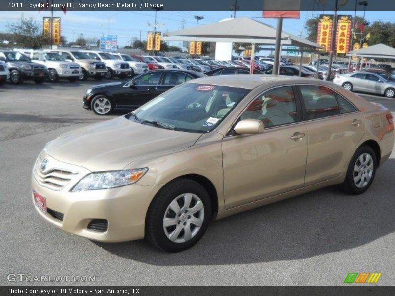 Sandy Beach Metallic / Bisque 2011 Toyota Camry LE