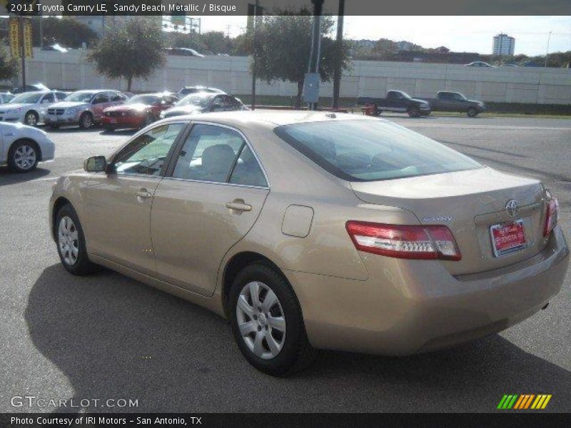 Sandy Beach Metallic / Bisque 2011 Toyota Camry LE