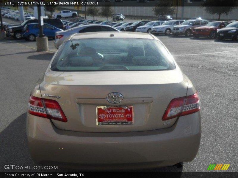 Sandy Beach Metallic / Bisque 2011 Toyota Camry LE