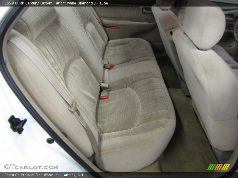 Bright White Diamond / Taupe 1999 Buick Century Custom