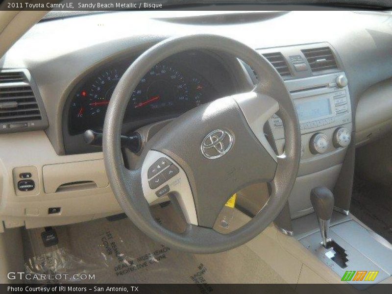 Sandy Beach Metallic / Bisque 2011 Toyota Camry LE