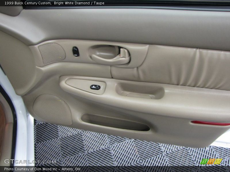 Bright White Diamond / Taupe 1999 Buick Century Custom