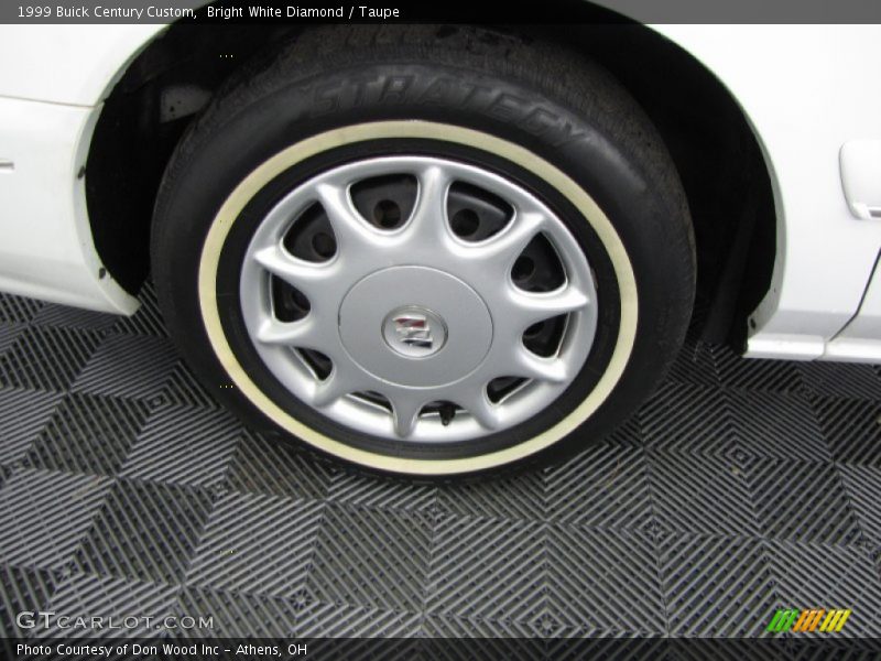 Bright White Diamond / Taupe 1999 Buick Century Custom