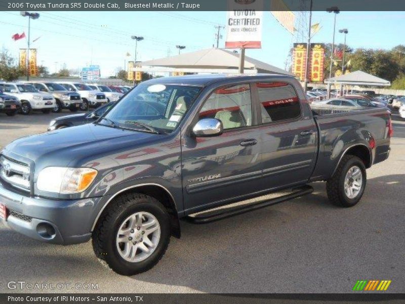 Bluesteel Metallic / Taupe 2006 Toyota Tundra SR5 Double Cab