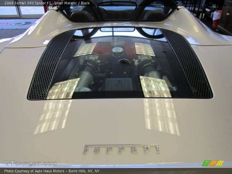 Silver Metallic / Black 2003 Ferrari 360 Spider F1