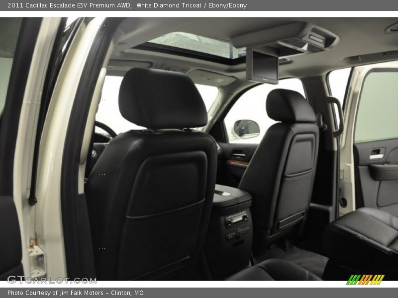 White Diamond Tricoat / Ebony/Ebony 2011 Cadillac Escalade ESV Premium AWD