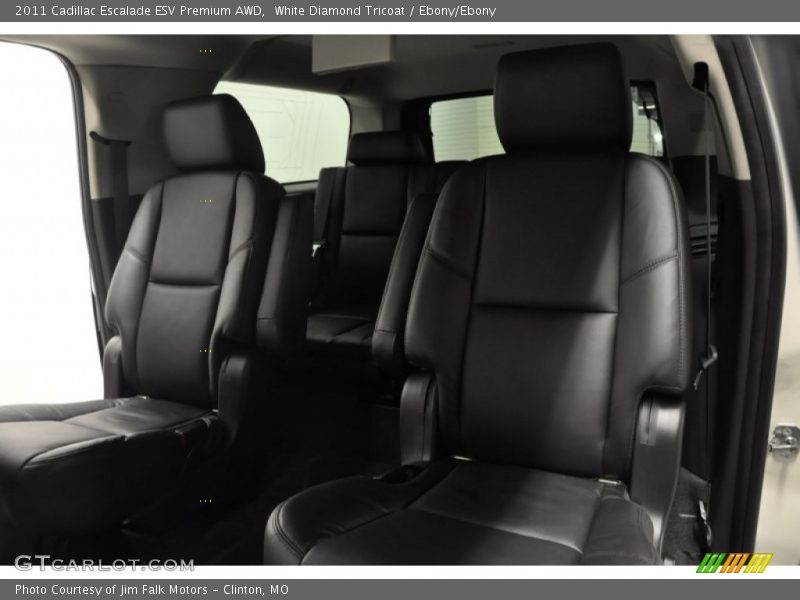 White Diamond Tricoat / Ebony/Ebony 2011 Cadillac Escalade ESV Premium AWD