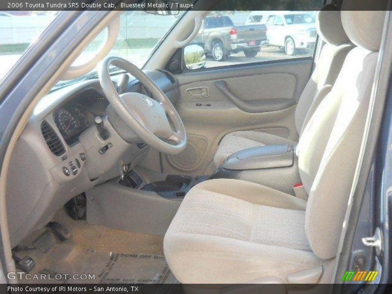Bluesteel Metallic / Taupe 2006 Toyota Tundra SR5 Double Cab