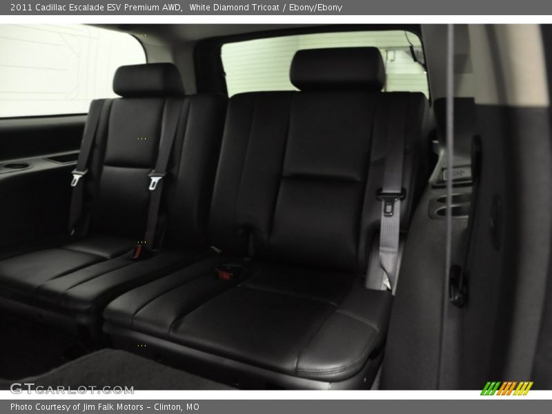 White Diamond Tricoat / Ebony/Ebony 2011 Cadillac Escalade ESV Premium AWD