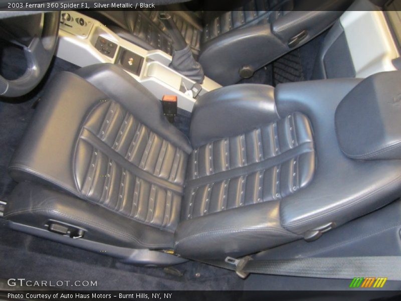 Silver Metallic / Black 2003 Ferrari 360 Spider F1