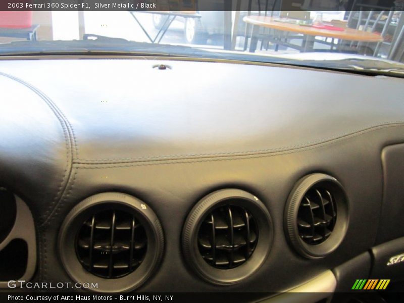 Silver Metallic / Black 2003 Ferrari 360 Spider F1