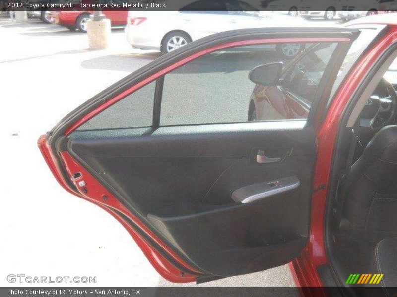 Barcelona Red Metallic / Black 2012 Toyota Camry SE