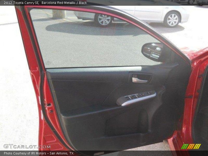 Barcelona Red Metallic / Black 2012 Toyota Camry SE