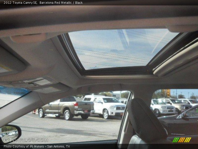 Barcelona Red Metallic / Black 2012 Toyota Camry SE