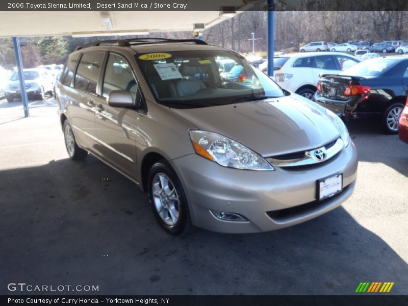 Desert Sand Mica / Stone Gray 2006 Toyota Sienna Limited