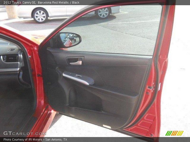Barcelona Red Metallic / Black 2012 Toyota Camry SE