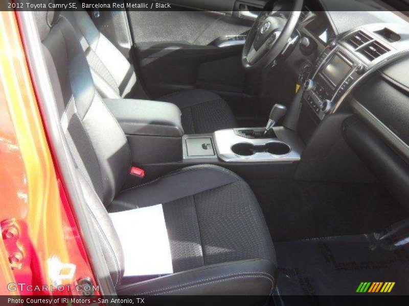 Barcelona Red Metallic / Black 2012 Toyota Camry SE