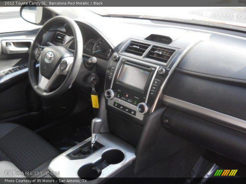 Barcelona Red Metallic / Black 2012 Toyota Camry SE