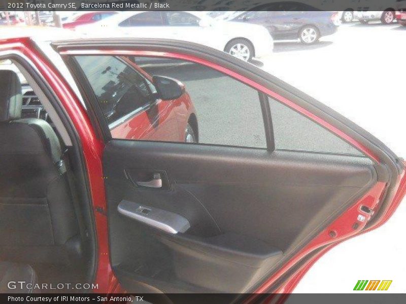 Barcelona Red Metallic / Black 2012 Toyota Camry SE