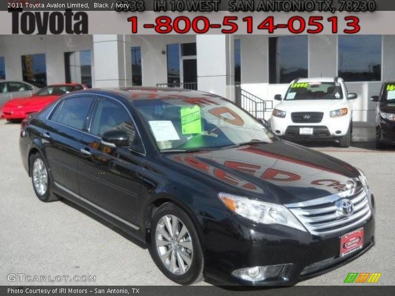 Black / Ivory 2011 Toyota Avalon Limited
