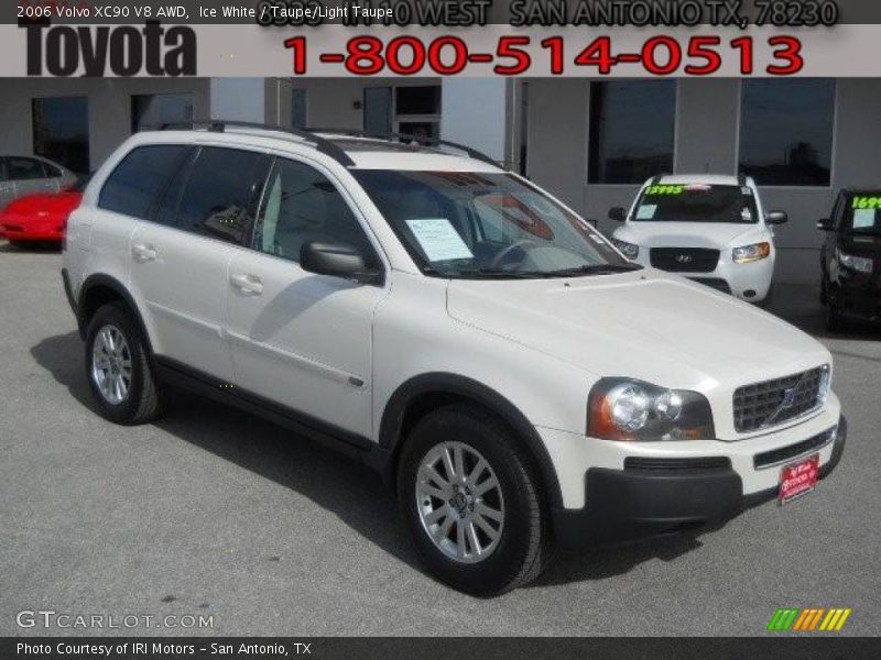 Ice White / Taupe/Light Taupe 2006 Volvo XC90 V8 AWD
