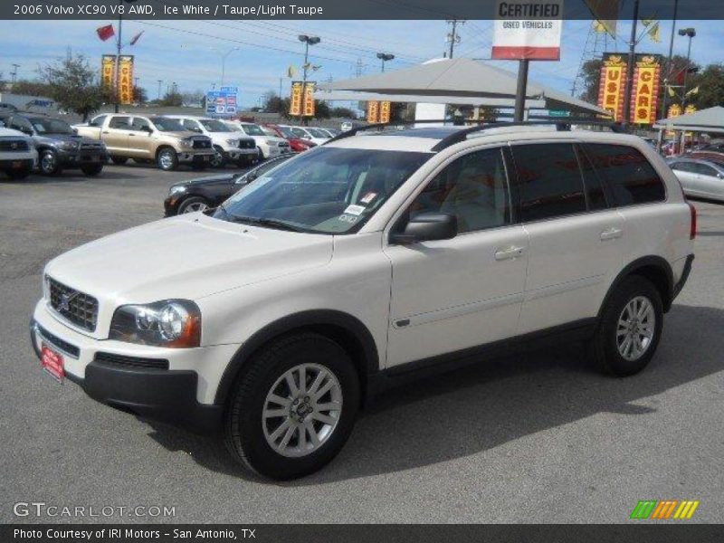Ice White / Taupe/Light Taupe 2006 Volvo XC90 V8 AWD
