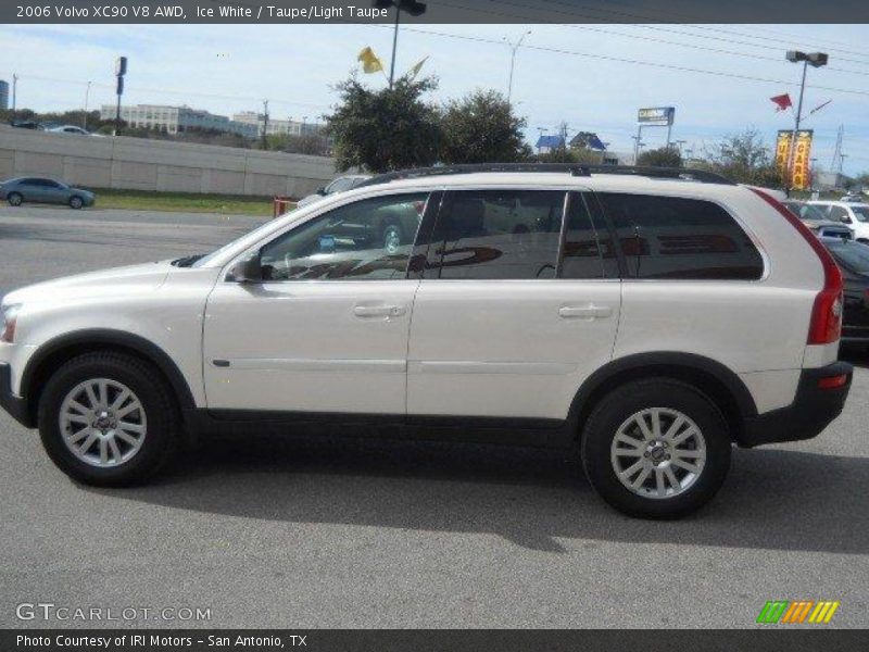 Ice White / Taupe/Light Taupe 2006 Volvo XC90 V8 AWD